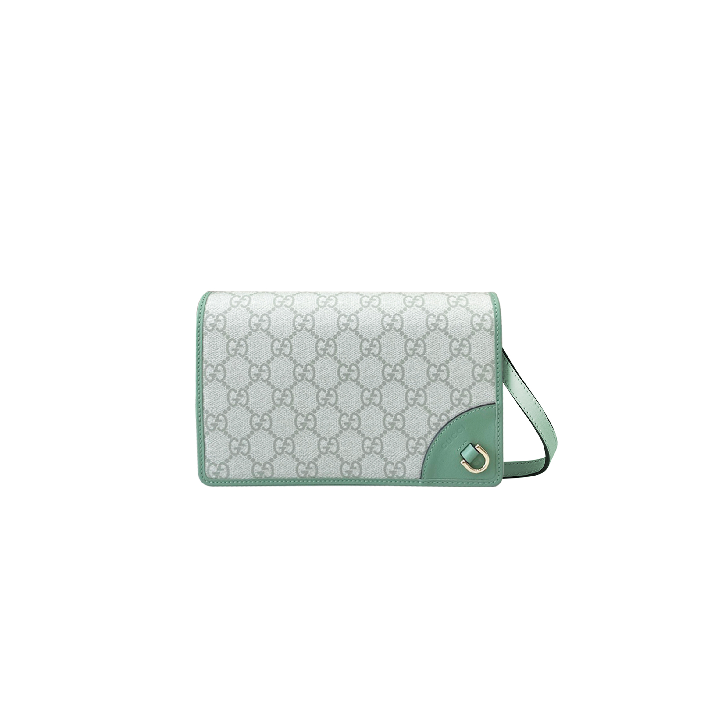 GUCCI GG EMBLEM SUPER MINI SHOULDER BAG 820688 (20*12.5*5cm)